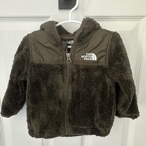 The North Face Olive Green Sherpa Jacket